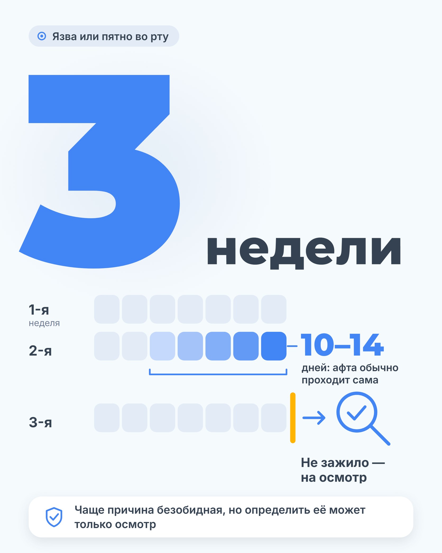 Когда идти на осмотр ко врачу